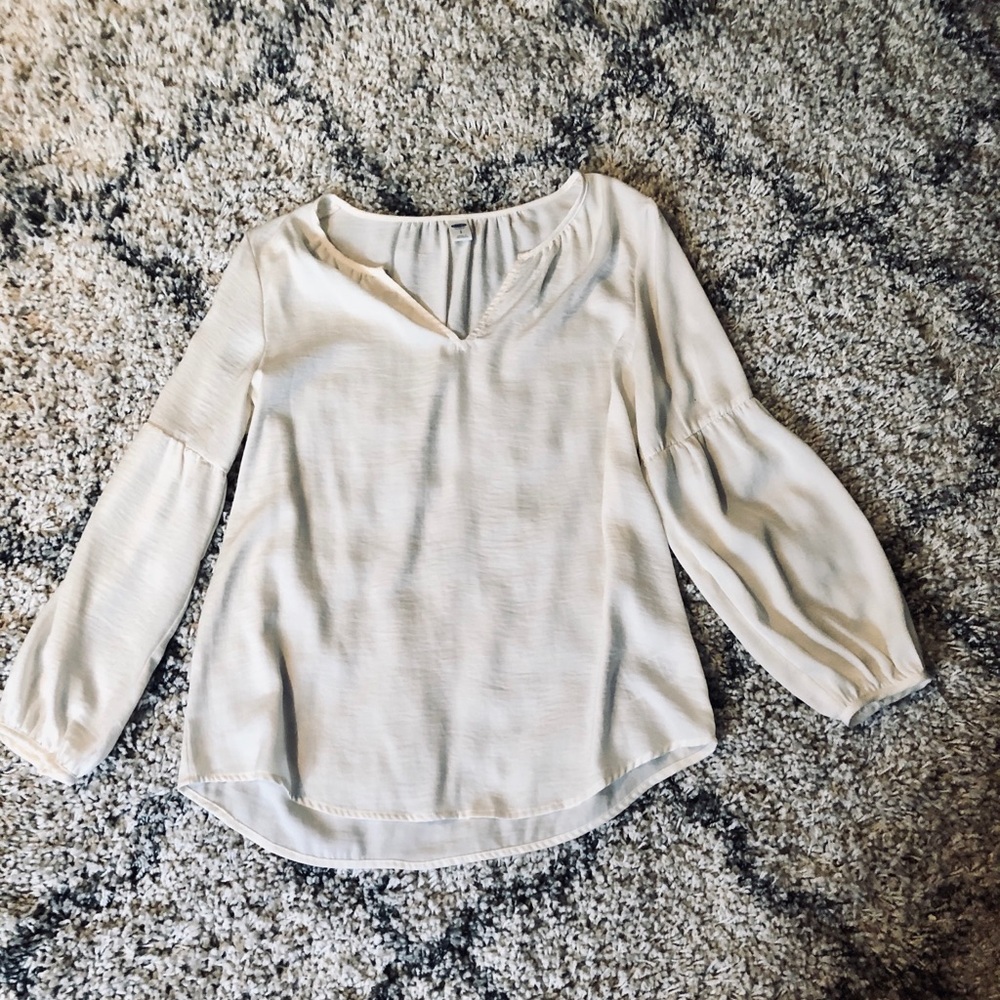 Cream blouse
